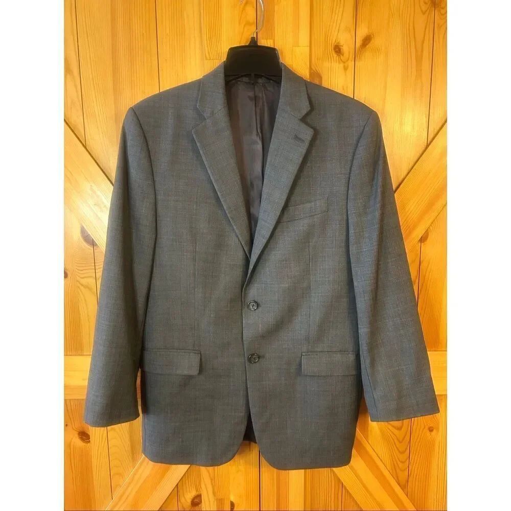 Lauren Ralph Lauren Men’s Lined 100% Wool Gray Blazer Size 40R (5940)